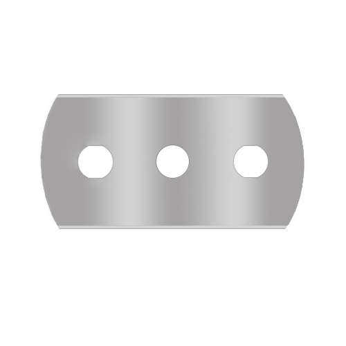 Rounded 3-Hole Slitter Blades 0.20mm – Carbon Steel Sollex