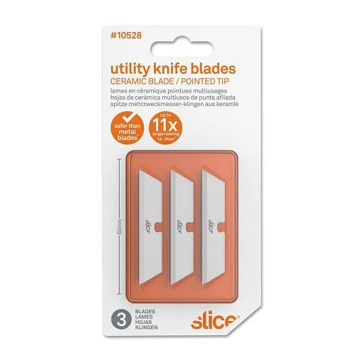 Slice knivblad 10528 för universalknivar - Förpackning med 3 blad - Köp säkerhetsknivar från Sollex