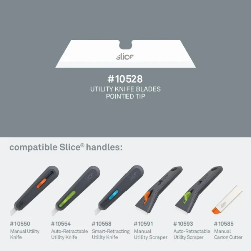 10528 Knife blade fits Slice knives: 10550, 10554, 10558, 10562, 10585, 10591, 10593 - Sollex