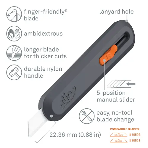 Slice 10550 universal knife ceramic specification