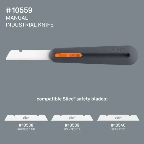Slice Industrial knife 10559 with belonging ceramic blades