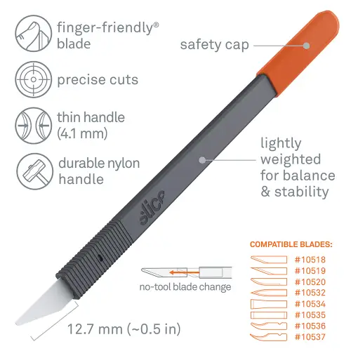 Slice Ceramic Scalpel with replaceable blade 1 pc specification