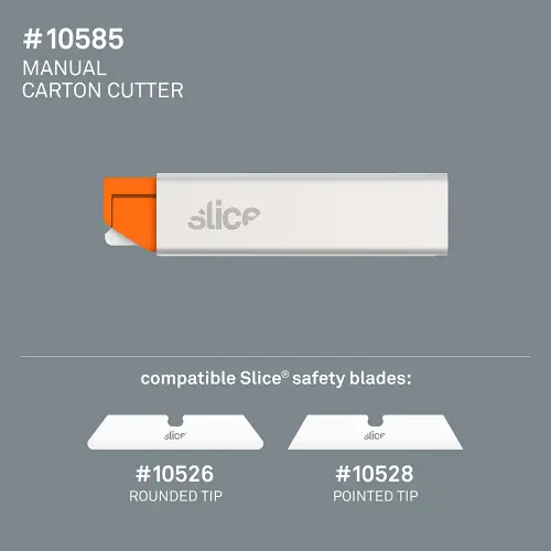 Slice Box Cutter 10585 with suitable extra knife blades