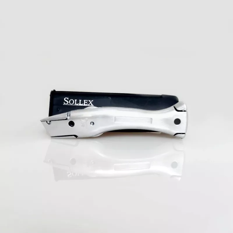 Sollex delfinkniv 1280 för att skära mattor, linoleumgolv, plastmattor – hölster medföljer - Köp knivar och blad för proffs online