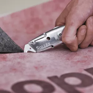 Dolphin knife with hook blade to cut safely carpet and other thick material - Buy utility knives online from Sollex