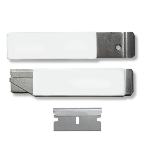 Liten, lätt och smidig kartongkniv som är idealisk för att skära i plastfilm, kartong och papper - Sollex