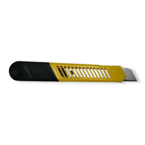 Snap-off blade knife 9mm simple for easier work - back - Sollex