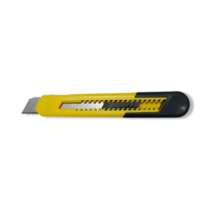 Snap off blade knife 9mm simple for easier work - plastic handle - Sollex