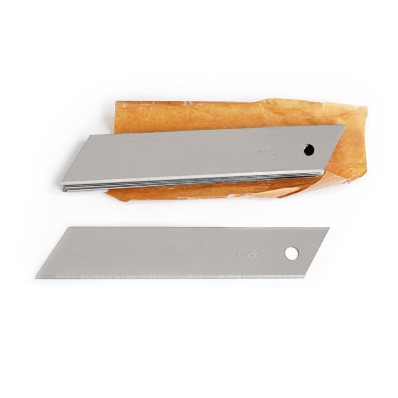 Köp extra vassa 25mm breda knivblad utan avbrytbara segment för brytbladsknivar - SOLLEX