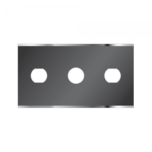 3-hole blade pro double milled carbon steel 2PlusS - Sollex