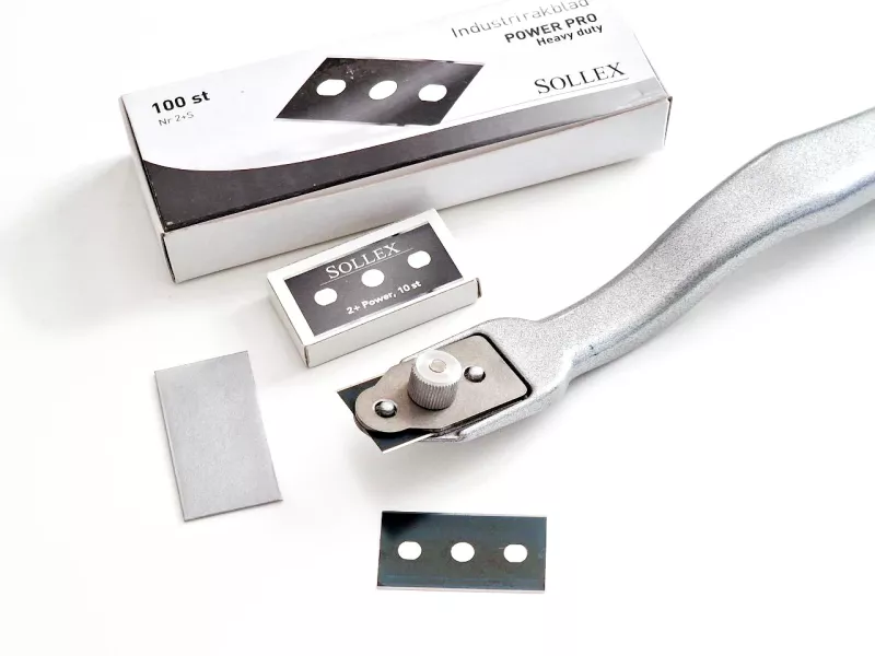 Les lames de rasoir artisanales Sollex 2PlusS ou 2+S pour applications industrielles et artisanales sont le produit le plus vendu