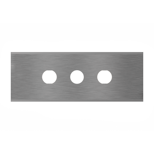 Sollex three-hole industrial razor blade 4-60-020 60mm long for plastic film, foil, industrial cutting
