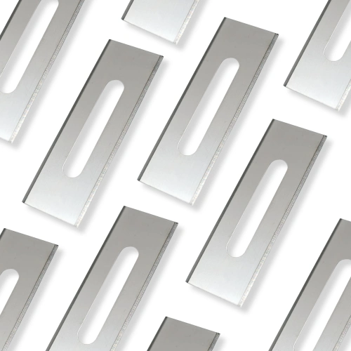 Sollex 5-020-Z Lames de refente fendues 0,20 mm revêtement zéro friction pour la conversion par refente de films plastiques extrudés