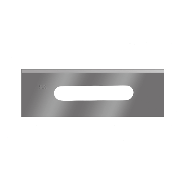 Slitter Razorblade Slotted Slitter Razor Blade 0.38mm - 1 Cutting Edge Sollex