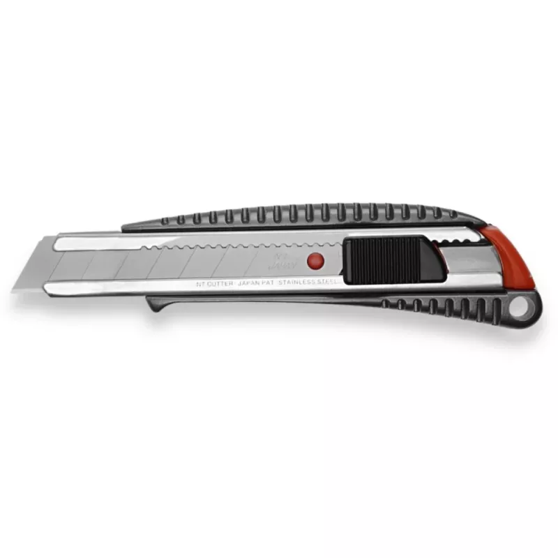 Snap-off knife 18mm PRO NT Cutter L-500GRP - front side - buy utility knives and blades online at sollex.se