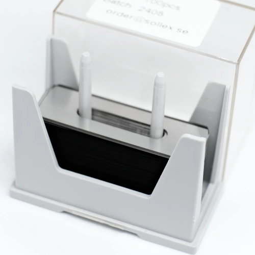 Sollex bästsäljande kerambelagda industri rakblad 5K för plastfilm, folie skärning, konvertering på slitter-rewinder skärare