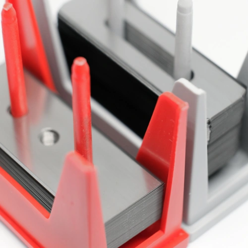 Sollex långa rakblad med 3 hål och slitterblad i förpackningen för att skärning, konvertering, bearbetning av flexibla material