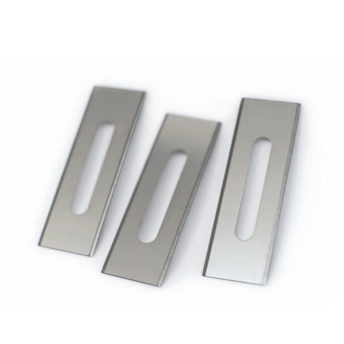 Lames de coupe à fente Sollex 5lz droites avec tranchants revêtus pour le traitement et la transformation par extrusion de films plastiques