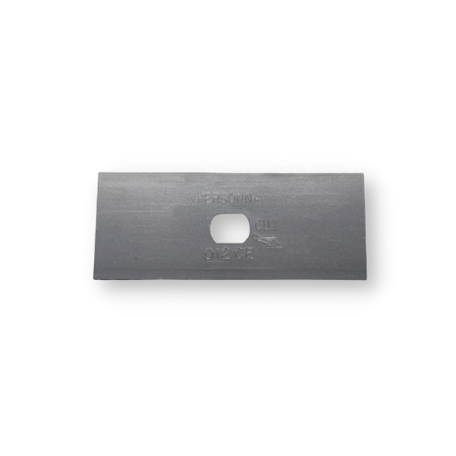 Knivblad i storleken 44x18x0,40mm slipat på en sida Sollex 6101