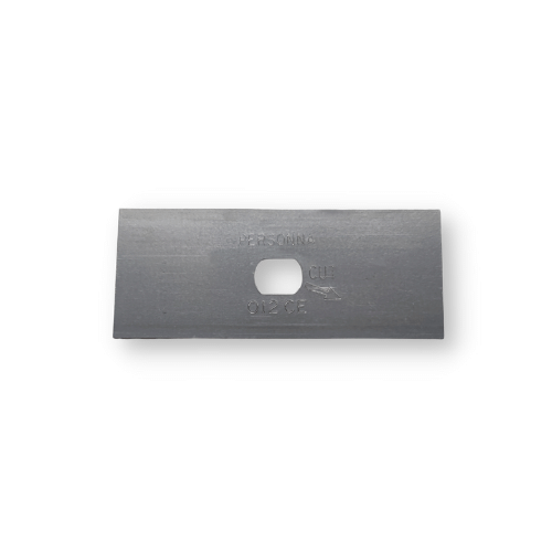 Sollex 6101 knife blade in the size 44x18x0.40mm grounded on one side