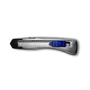 Sollex snap-off blade knife 8180 18mm in aluminum - front side