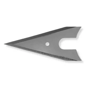 Pointed machine knife 825V in solid tungsten carbide for piercing and cutting of flexible materials - Sollex