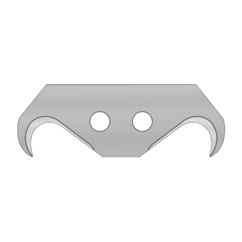 Hook blade Martor 98 10pcs 54x19x0.63 mm – allfit replacement hook blade