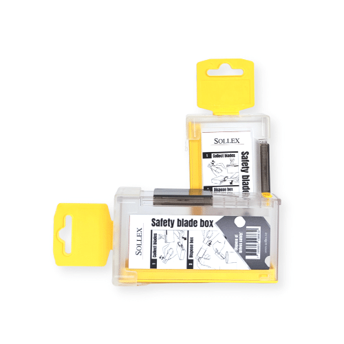 Boîte de sécurité Sollex 988 pour lames de sécurité, pour collecter les lames usagées
