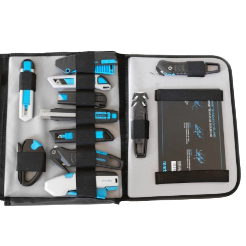 Kit Sollex 992 with 12 safety knives Martor Secumax, Secunorm, Secupro which you can borrow and test to choose the right and correct option