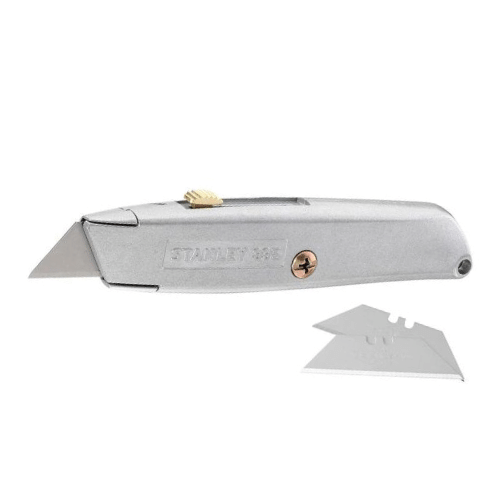 Robust universalkniv i formgjuten zink från Stanley med knivblad