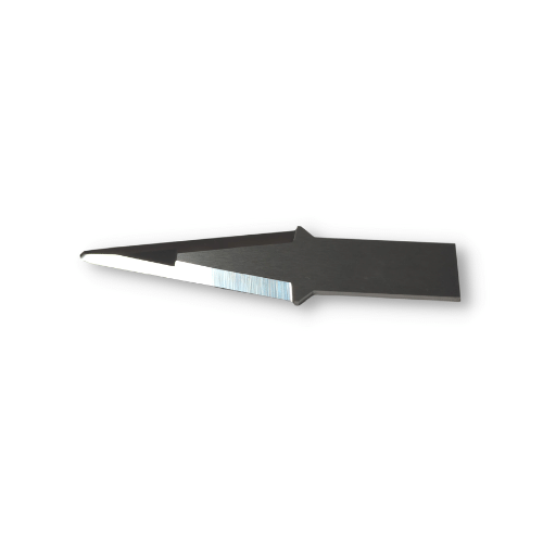Pointed knife like 40505 Atom rounded tip of Tungsten Carbide - Sollex CNC knives