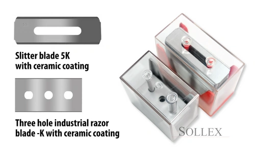 For cutting plastic films with additives use Sollex -K coated industrial blades - Sollex blog