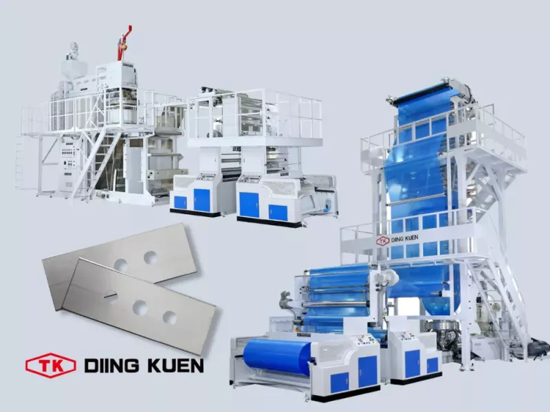 Blad för extruderingsmaskiner för blåst film tillverkade av Diing Kuen i Taiwan - Sollex blogg