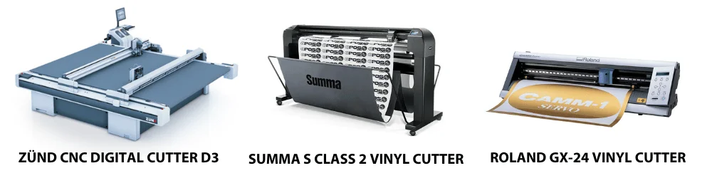Vinyl cutter plotter VS Digital cutting systems - Zund, Summa, Roland - Sollex blog