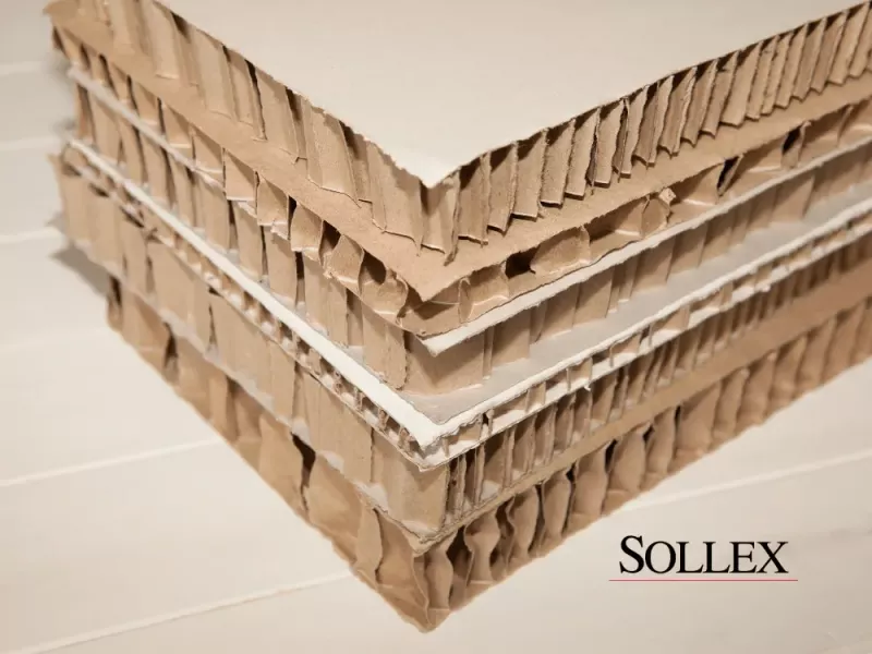 Skär honeycombskivor - Pappersbaserat material med mycket luft och lim - Köp Sollex-knivar för industriellt bruk