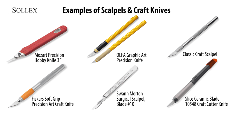 Exemples de scalpels pour l