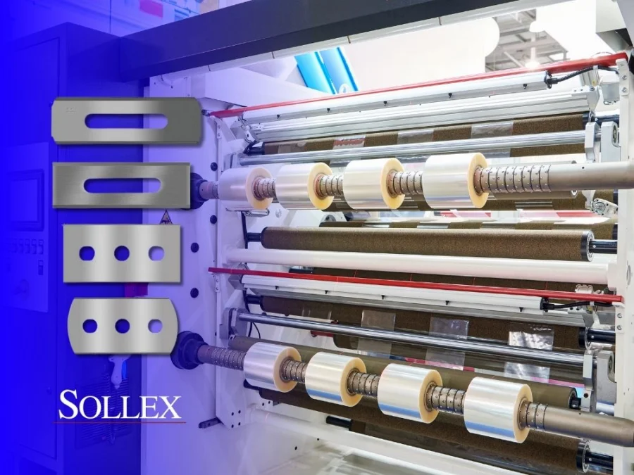 Machines à refendre et à rembobiner les films plastiques et lames de refendage Dessa blad ger bästa möjliga skärresultat på din skärmaskin - Sollex