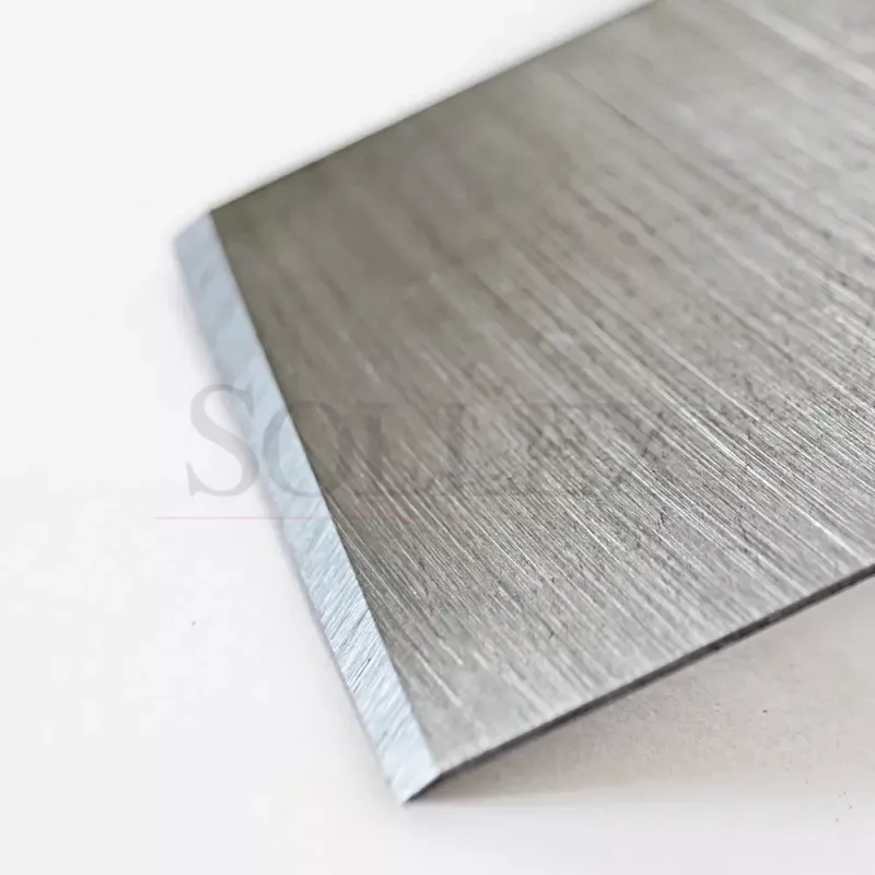 Sollex pelletizerizer knife in tool steel L1300 is optimized for plastic film and foil production