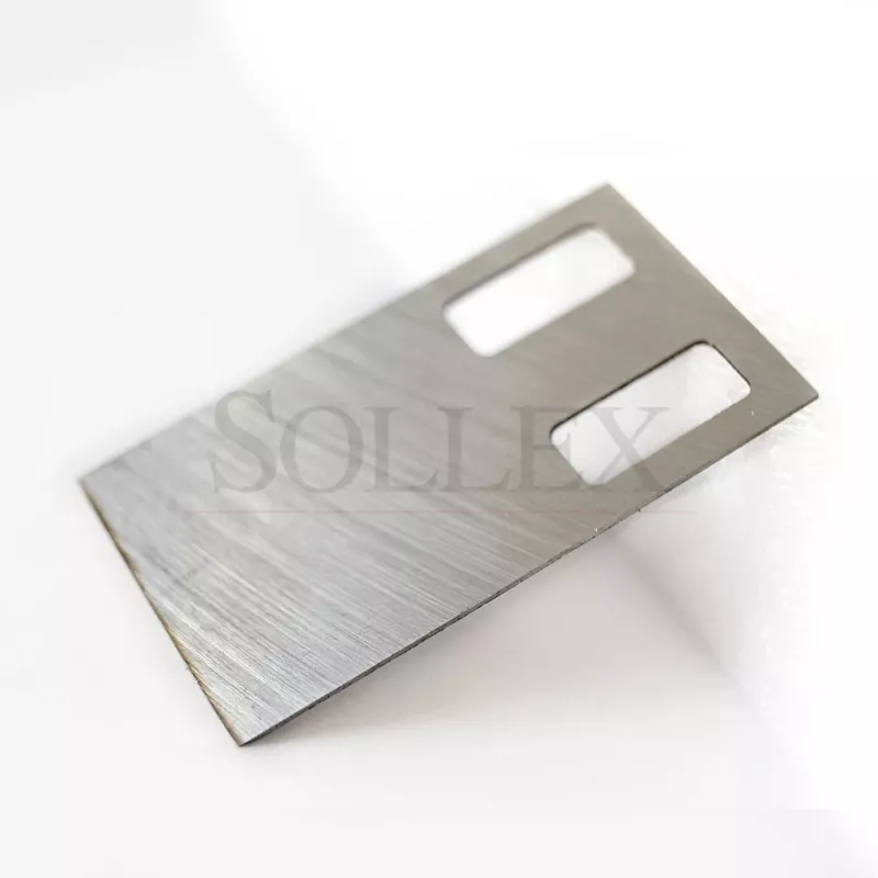 Granulation pelletizerizer knife L1300 - back - Sollex