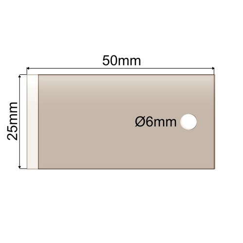 Lame de coupe pour granuleuse L25 pour la granulation du plastique - Dessin - Sollex