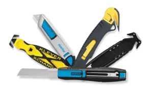 Safety knives and replacement blades for the safer working environment - Buy Martor, Klever, Slice knives from Sollex