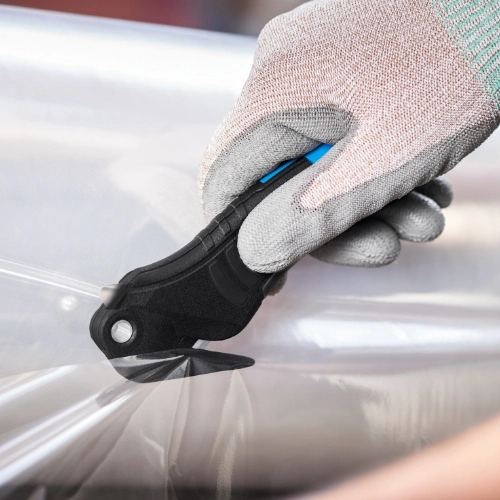 Couteau de sécurité Martor secumax 320 pour couper les films plastiques, les films étirables, les films rétractables, les emballages, les rubans adhésifs, ouvrir les boîtes - acheter en ligne chez Sollex