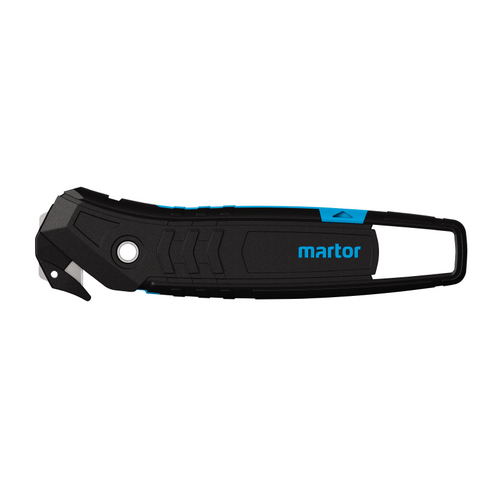 Martor Secumax 350001 couteau de sécurité avec lame dissimulée, profondeur de coupe 6 mm - Sollex