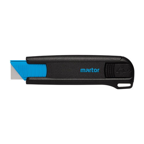 spring retention safety knife Martor Secunorm with reinforced glassfiber plastic