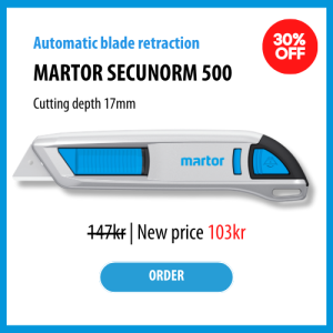 REA - Martor Secunorm 500 30% rabatt - Sollex april-kampanj