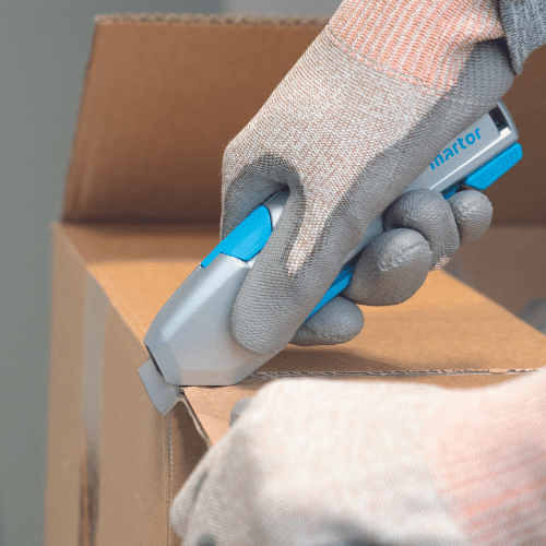 Martor Secupro 625 med kort blad 60095 passar perfekt för att skära papper och kartong - Sollex