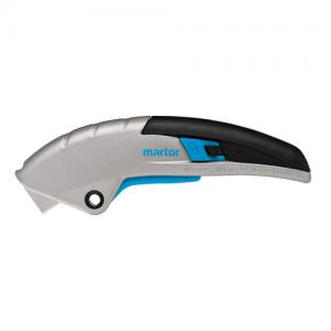 Martor Secupro Martego is an award winning safety knife. Automatic retraction lever at point of contact