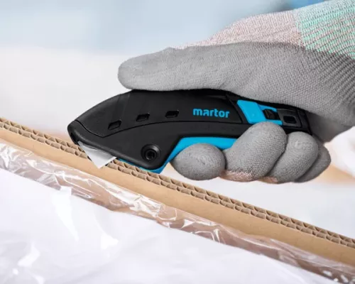 Martor Secupro Merak est parfait pour couper et ouvrir les cartons - Blog Sollex