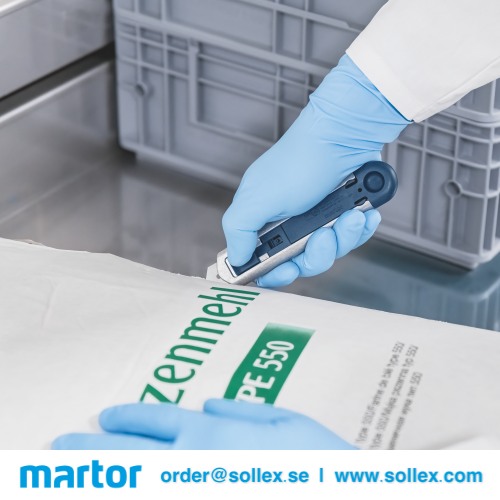 Martor Profi25 Profi 25 couteau de sécurité pour ouvrir les sacs dans l'industrie alimentaire et pharmaceutique