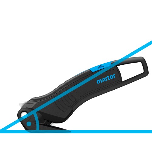 Martor Secumax 320 is ergonomic and has a 45 degree angle for cutting - Sollex